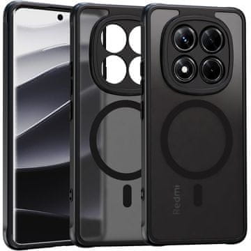 Overboard Ovitek za Xiaomi Redmi Note 14 Pro 5G / Xiaomi Poco X7 5G, za MagSafe, mat ovitek , črn