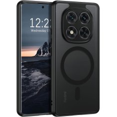 Overboard Ovitek za Xiaomi Redmi Note 14 Pro 5G / Xiaomi Poco X7 5G, za MagSafe, mat ovitek , črn