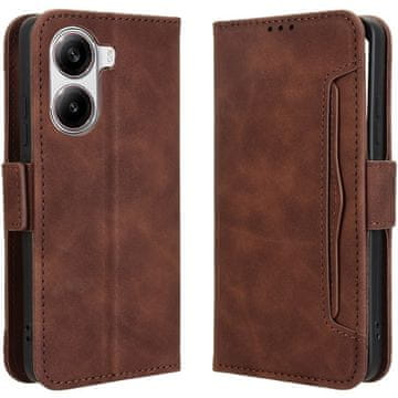GS Ovitek za Xiaomi Poco X7 Pro 5G, reža za kartico, rjav