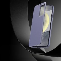 GS Ovitek denarnica s preklopom za Samsung Galaxy S25 Ultra Smart View, vijoličen