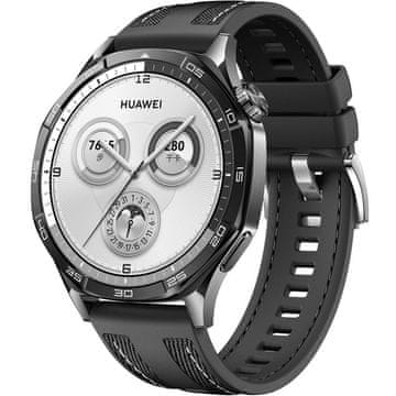 GS Univerzalni najlonsko-silikonski pašček 22 mm, črne barve