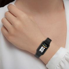 GS Silikonski pašček za Xiaomi Smart Band 9 Active / Xiaomi Redmi Band 3, črn