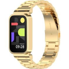 GS Jeklena zapestnica za Xiaomi Smart Band 9 Active / Xiaomi Redmi Band 3, zlata