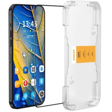ENKAY Kaljeno steklo za Google Pixel 8 Pro, črno