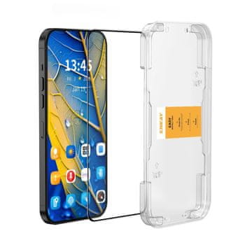 ENKAY Kaljeno steklo za Google Pixel 9, črno