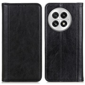 GS Usnjen ovitek za OnePlus 13, črne barve