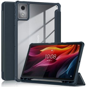 GS Hibridni ovitek za Lenovo Tab K11 Plus Smartcase z držalom za pisalo, temno moder