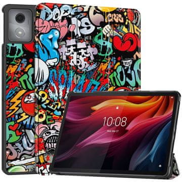GS Ovitek za Lenovo Tab K11 Plus, Smartcase, grafiti