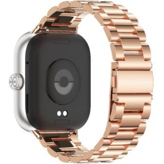 GS Jeklena zapestnica za Xiaomi Redmi Watch 5, roza in zlata