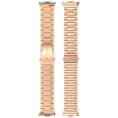 GS Jeklena zapestnica za Xiaomi Redmi Watch 5, roza in zlata