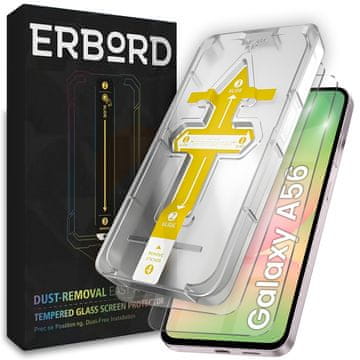 Overboard 2x kaljeno steklo za Samsung Galaxy S25 Edge, z okvirjem Easy App za enostavno namestitev