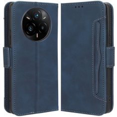 GS Realme 14 Pro 5G preklopni ovitek, reža za kartico, temno moder