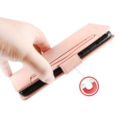 GS Realme 14 Pro 5G preklopni ovitek, reža za kartico, roza