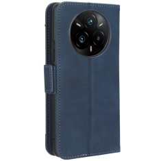 GS Realme 14 Pro 5G preklopni ovitek, reža za kartico, temno moder