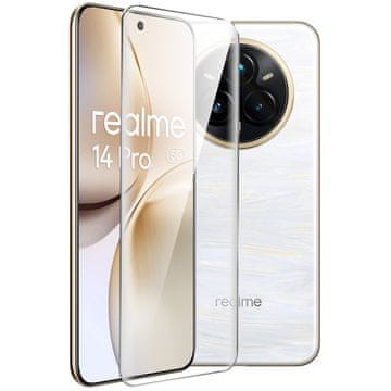 GS Kaljeno steklo za Realme 14 Pro 5G z UV zaščito