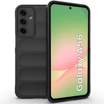 GS Ovitek za Samsung Galaxy A56 5G Gaming, odporen proti udarcem, črn