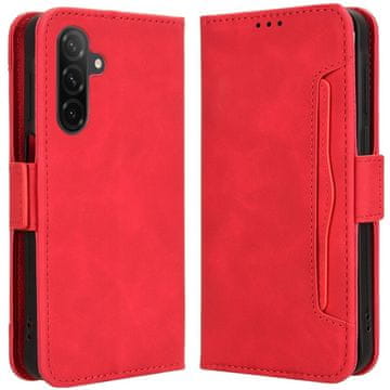 GS Ovitek za Samsung Galaxy A56 5G, reža za kartico, rdeč