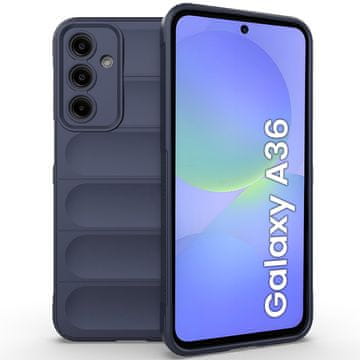 GS Ovitek za Samsung Galaxy A36 5G Gaming, odporen proti udarcem, mornarsko moder