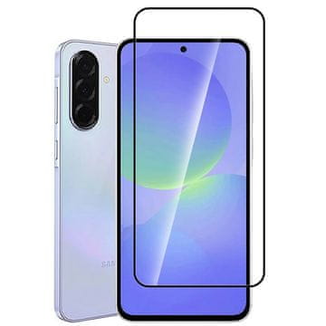 GS 3D kaljeno steklo za Samsung Galaxy A36 5G, črn okvir