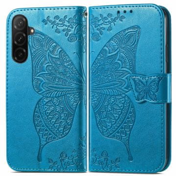 GS Ovitek za Samsung Galaxy A26 5G, metuljček, moder