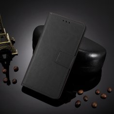 GS Ovitek denarnica CMF Nothing Phone 2 Pro Crazy Horse s preklopom, črn
