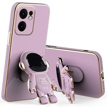 GS Ovitek za Oppo Reno 13F / Oppo Reno 13FS, Astronavt, vijoličen
