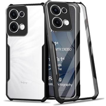 Overboard Ovitek za Oppo Reno 13, hibridni z zaščito pred padci, črn