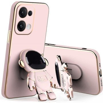 GS Ovitek za Oppo Reno 13, astronavt, roza