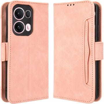 GS Ovitek za Oppo Reno 13 Pro, reža za kartico, roza
