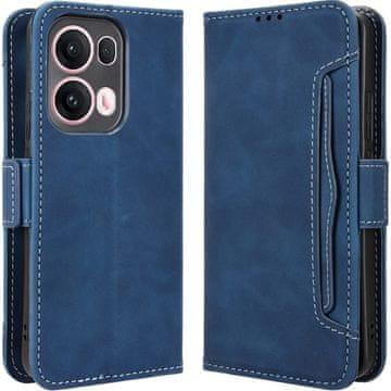 GS Preklopni ovitek za Oppo Reno 13 Pro, reža za kartico, temno moder