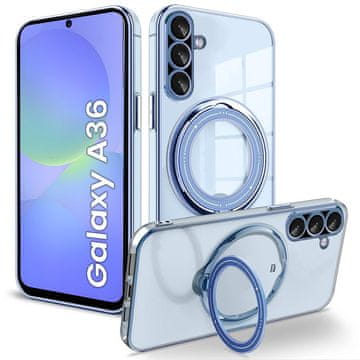GS Magnetni ovitek za Samsung Galaxy A36 5G, za MagSafe, moder