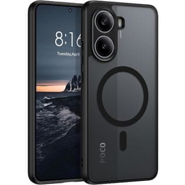 Overboard Ovitek za Xiaomi Poco X7 Pro 5G, za MagSafe, Matt Case, črn