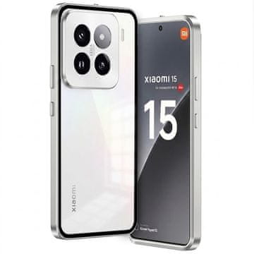 GS Ovitek za Xiaomi 15, okvir, srebrn