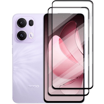 GS 2x 3D kaljeno steklo za Oppo Reno 13 Pro, črn okvir