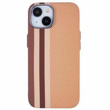 Overboard Ovitek za iPhone 13, karbonska vlakna MagSafe, rumena