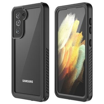 GS Vodoodporni ovitek IP68 za Samsung Galaxy S21 5G, črne barve