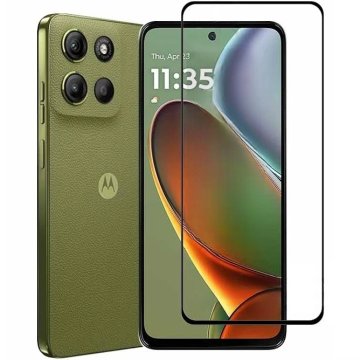 GS 3D kaljeno steklo za Motorola Moto G17 / G17 Power / G15 / G15 Power, črn okvir