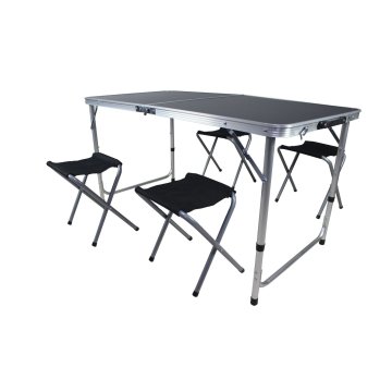 Linder Exclusiv zložljiv kamping set MC330889 COMPACT - črn