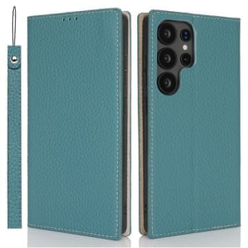 GS Ovitek za Samsung Galaxy S25 Ultra z naslonom, liči, moder