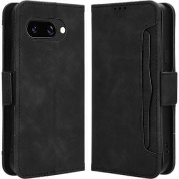 GS Ovitek za Google Pixel 9A, reža za kartico, črn