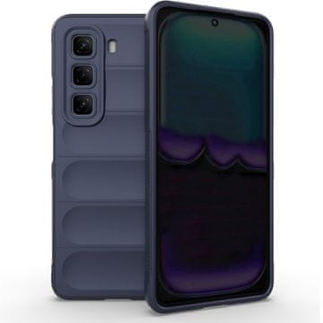 GS Infinix Hot 50 4G igralni ovitek za udarce, temno moder