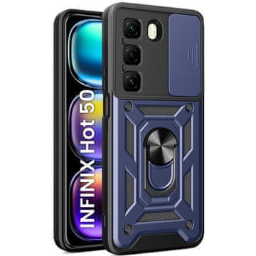 GS Oklepno ohišje za Infinix Hot 50 4G, CamShield Slide, modro