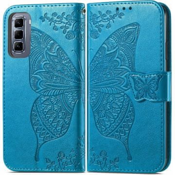 GS Ovitek za Infinix Hot 50 Pro+ 4G, metuljček, moder