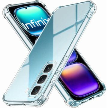 Overboard Ovitek za Infinix Hot 50 Pro 4G, odporen proti padcem, prozoren