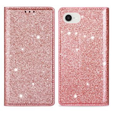 GS Ovitek za iPhone 17e / 16e, bleščeč, roza