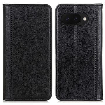 GS Usnjen ovitek za Google Pixel 9A, črne barve