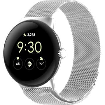 GS Milanska zapestnica za Google Pixel Watch 3 45 mm, srebrna