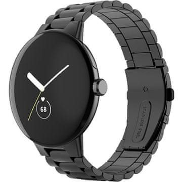 GS Zapestnica za Google Pixel Watch 3 45 mm, nerjaveče jeklo, črna