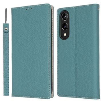 GS Ovitek za Samsung Galaxy S25 Edge z zaščitnim pokrovčkom, liči, moder