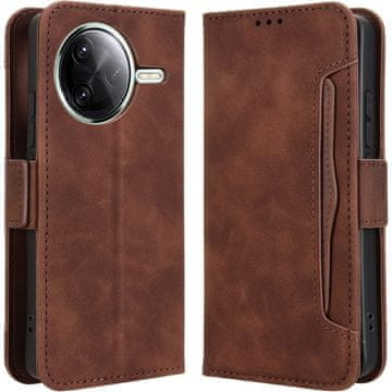 GS Ovitek za Xiaomi Poco F7 Ultra, reža za kartico, rjav
